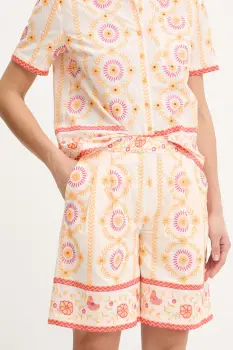 Twinset pantaloni scurti din bumbac imagine