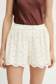 Twinset pantaloni scurti din bumbac imagine