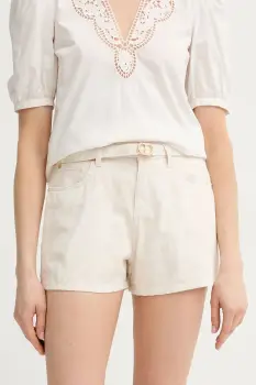 Twinset pantaloni scurti din bumbac imagine