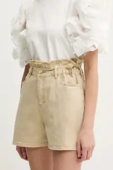 Twinset pantaloni scurti jeans imagine