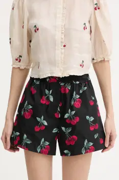 Twinset pantaloni scurti pentru femei, din bumbac imagine