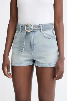 Twinset pantaloni scurti pentru femei, din denim imagine