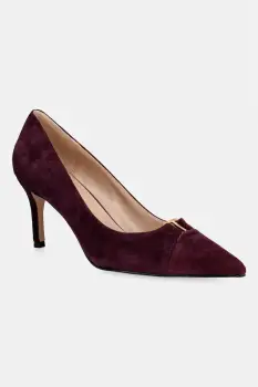 Twinset pantofi cu toc stiletto din piele intoarsa imagine