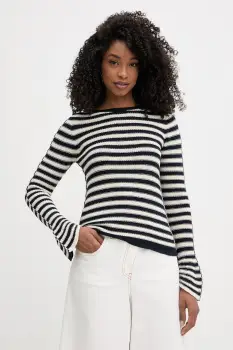 Twinset pulover de dama din bumbac imagine