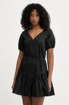 Twinset rochie evazata din bumbac imagine