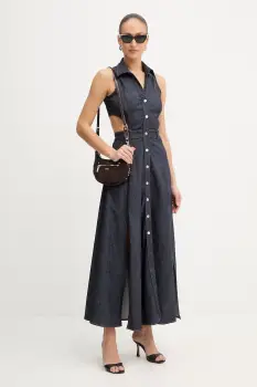 Twinset rochie jeans imagine