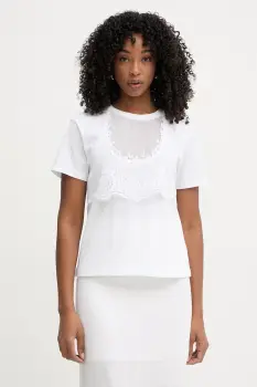 Twinset tricou de dama din bumbac imagine