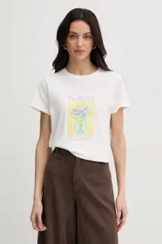 Twinset tricou de pentru femei, din bumbac imagine
