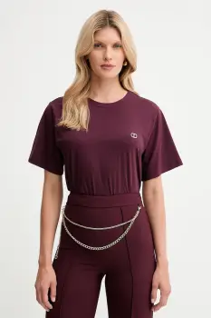 Twinset tricou din bumbac imagine