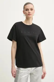 Twinset tricou din bumbac imagine