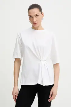 Twinset tricou din bumbac imagine