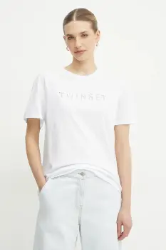 Twinset tricou din bumbac imagine
