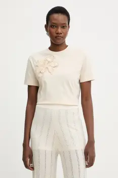 Twinset tricou din bumbac imagine