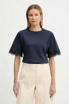 Twinset tricou din bumbac imagine