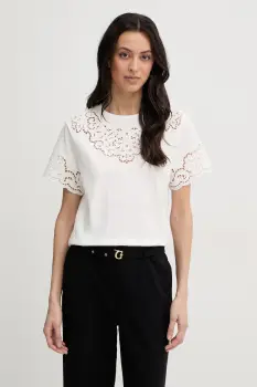 Twinset tricou din bumbac imagine