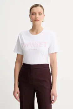 Twinset tricou din bumbac imagine