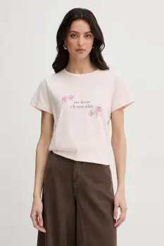 Twinset tricou pentru femei, din bumbac imagine