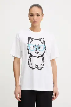 Twinset tricou pentru femei, din bumbac imagine