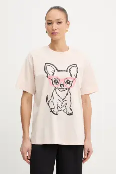 Twinset tricou pentru femei, din bumbac imagine