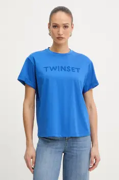 Twinset tricou pentru femei, din bumbac imagine