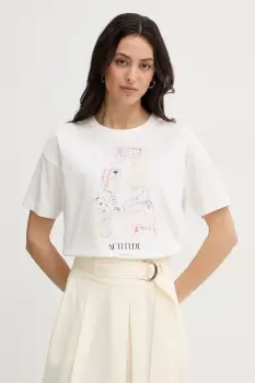 Twinset tricou pentru femei, din bumbac imagine