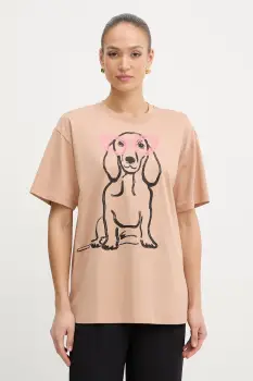 Twinset tricou pentru femei, din bumbac imagine