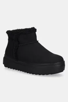 U.S. Polo Assn. botine ICY006 culoarea negru, cu platforma, izolare usoara, ICY006W/EH1 imagine