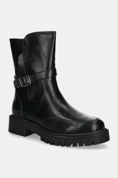 U.S. Polo Assn. botine KARMA femei, culoarea negru, cu platforma, KARMA012W/DY1 imagine