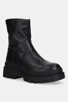 U.S. Polo Assn. botine SHONA002 culoarea negru, cu platforma, izolare usoara, SHONA002W/EY1 imagine