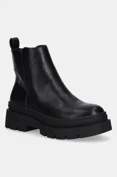 U.S. Polo Assn. botine SHONA003 culoarea negru, cu platforma, izolare usoara, SHONA003W/EY1 imagine