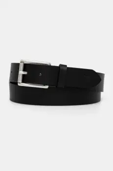 U.S. Polo Assn. curea de piele Hitchcock barbati, culoarea negru, AIUH32315MHA imagine