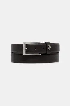 U.S. Polo Assn. curea de piele Hitchcock culoarea negru, AIUH32375MHN imagine