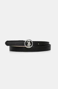 U.S. Polo Assn. curea Gardena femei, culoarea negru, AEUGC2636WB4 imagine
