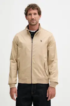 U.S. polo Assn. geaca de tranzitie pentru barbati, din bumbac Harrington imagine