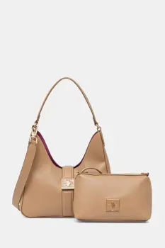 U.S. Polo Assn. geanta crossbody pentru femei, cu imitatie de piele MARGARET imagine