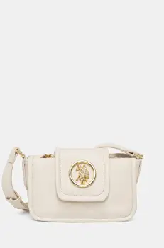 U.S. Polo Assn. geanta Jodhpur culoarea bej, BEUJ58592WVP imagine