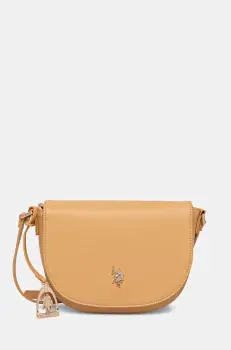 U.S. Polo Assn. geanta Jones culoarea bej, BEUJE8654WVP imagine