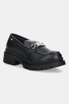 U.S. Polo Assn. mocasini ALICYA007 culoarea negru, cu toc plat, ALICYA007W/EY1 imagine