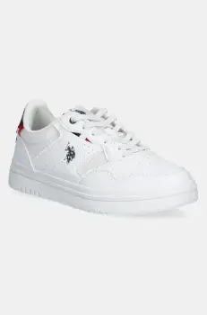 U.S. Polo Assn. pantofi DENNY004 culoarea alb, DENNY004K/5Y9 imagine