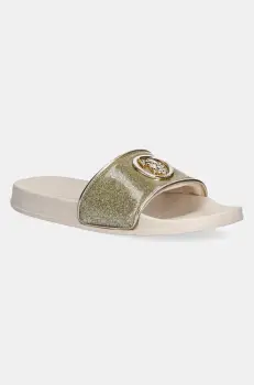 U.S. Polo Assn. papuci IVY femei, culoarea auriu, IVY002W/5Y2 imagine