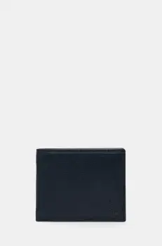 U.S. Polo Assn. portofel de piele West culoarea albastru marin, AEUZ22536MHA imagine