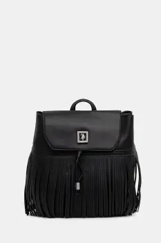 U.S. Polo Assn. rucsac Alba culoarea negru, mic, uni, BIU0B8866WWI imagine