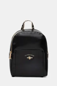 U.S. Polo Assn. rucsac Heat culoarea negru, mic, uni, BEU7H8618WVP imagine