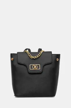 U.S. Polo Assn. rucsac Jones femei, culoarea negru, mic, uni, BEUJ88681WVP imagine