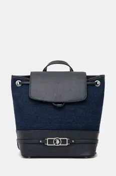 U.S. Polo Assn. rucsac Marple femei, culoarea albastru marin, mic, neted, BEUQM8640WC2 imagine