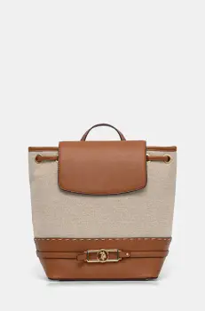 U.S. Polo Assn. rucsac Marple femei, culoarea bej, mic, neted, BEUQM8640WC2 imagine