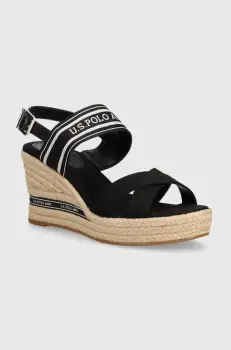 U.S. Polo Assn. sandale ALYSSA culoarea negru, ALYSSA007W 4C2 imagine