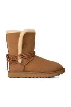 UGG cizme de zapada din piele intoarsa Bailey Tie imagine