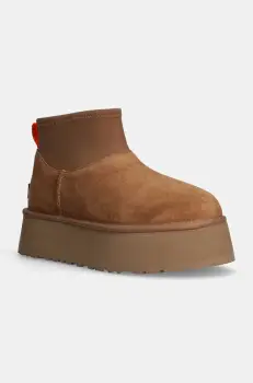 UGG cizme de zapada din piele intoarsa Classic Mini Dipper imagine