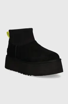UGG cizme de zapada din piele intoarsa Classic Mini Dipper imagine